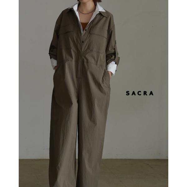 SACRA（サクラ） オールインワン ジャンプスーツ レディース RIPPLED