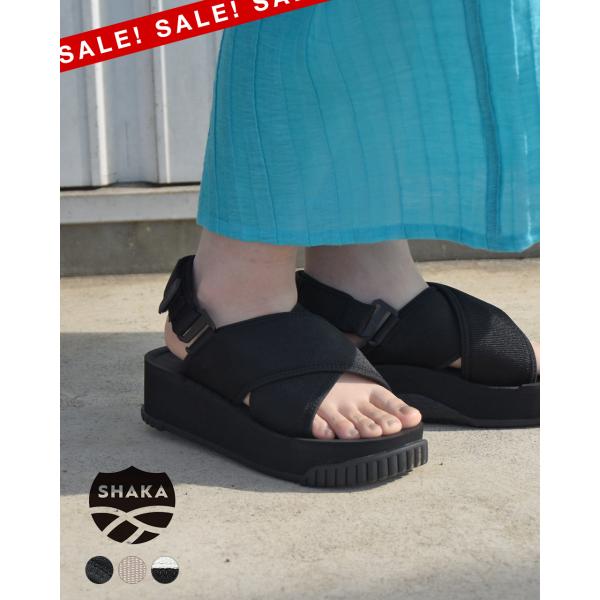 naoSAYAサンダル SHAKA SALE！シャカ スポーツサンダル 厚底 スライドサンダル