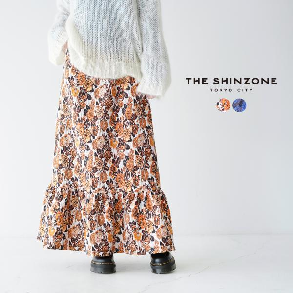 シンゾーン THE SHINZONE フラワー ジャカード スカート FLOWER