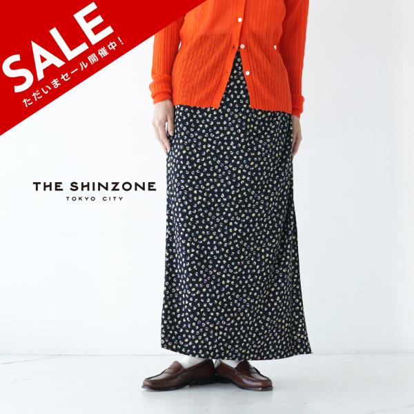 未使用✨タグ付✨THE SHINZONE シンゾーン チェックスカート 22SS THE SHINZONE SALE！シンゾーン スカート ジョーゼット ラップ風