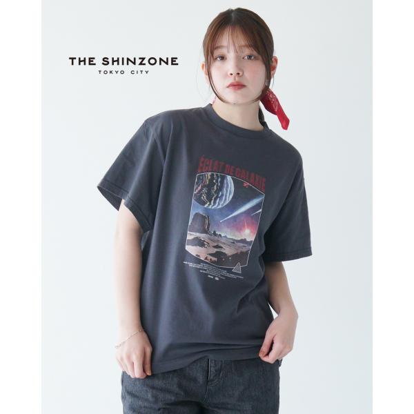 THE SHINZONE シンゾーン SF CINEMA TEE グレー crouka_shinz-25smscu11