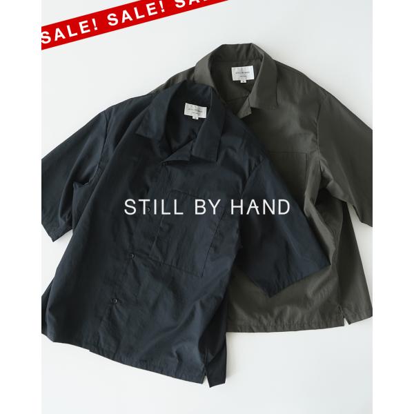 新品 スティルバイハンド STILL BY HAND 半袖プルオーバーシャツ 新品 スティルバイハンド STILL BY HAND 半袖プルオーバーシャツ