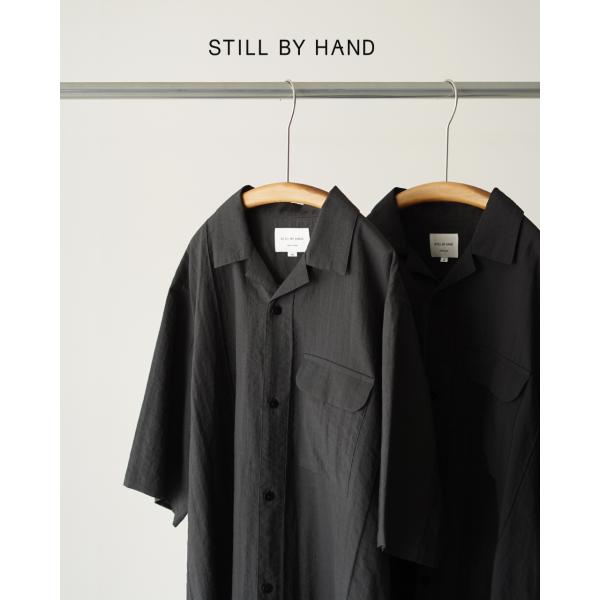 STILL BY HAND（スティルバイハンド） ピンタック 半袖シャツ メンズ