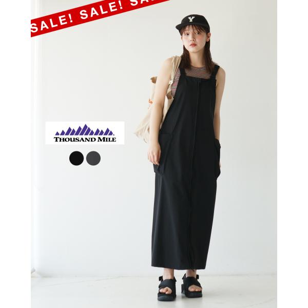 【美品】Thousand Mile サウザンドマイル　サロペットワンピース FREAK'S STORE ワンピース THOUSAND MILE × STORE/サウザンド