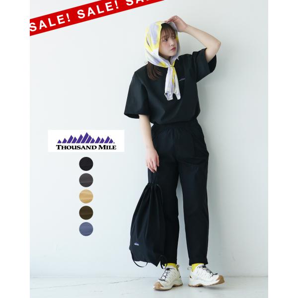 サウザンドマイルセットアップブラック速乾撥水半袖長ズボンMサイズ新品未使用品 THOUSAND MILE（サウザンドマイル） 【ポイント15倍】アウトレット