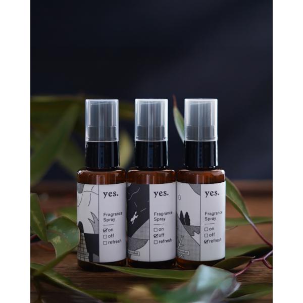 イエス. yes. フレグランス スプレー 50ml 天然香料 オーガニック
