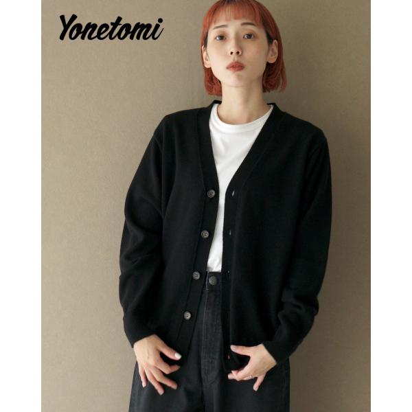 Yonetomi カーディガン GIMA COTTON KNIT CARDIGAN 〈V NECK〉 - Yonetomi STORE ONLINE
