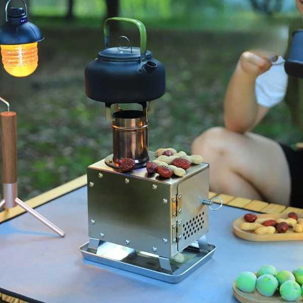 ポータブルステンレス鋼のピクニックストーブ 屋外ストーブ 薪 ポータブルステンレス鋼のピクニックストーブ 屋外ストーブ 薪