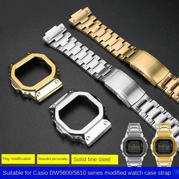 CASIO G-SHOCK GW-B5600-2DR メタルバンドカスタム品 Amazon.co.jp: 腕時計ケース付きメタルウォッチバンド メンズ