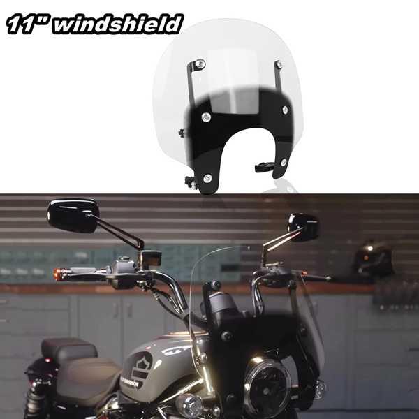 ハーレー　スクリーン　ウィンドシールド Amazon | HDBUBALUS 7'' ウインドシールド ウインドスクリーン