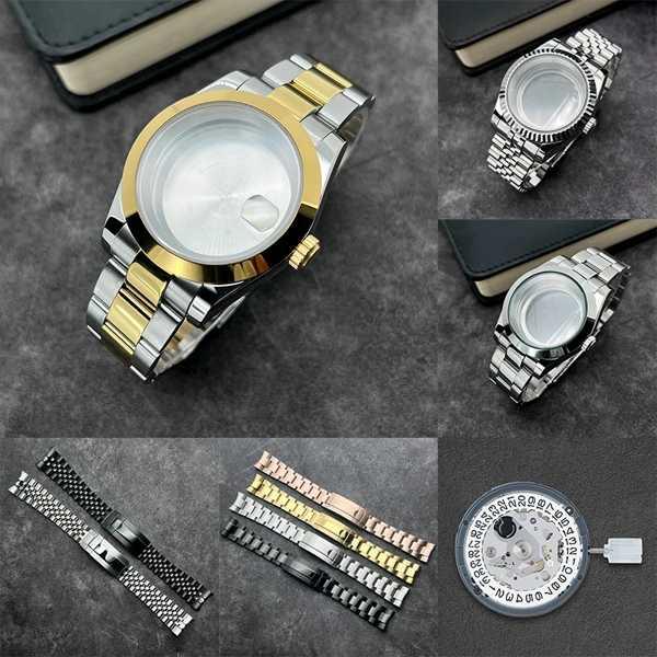 36mm/39mm nh35ケースステンレススチールブレスレットストラップ