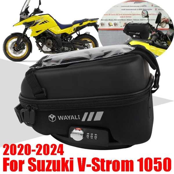 Suzuki v-strom、タンクバッグ、ラゲッジ、タンロック、電話