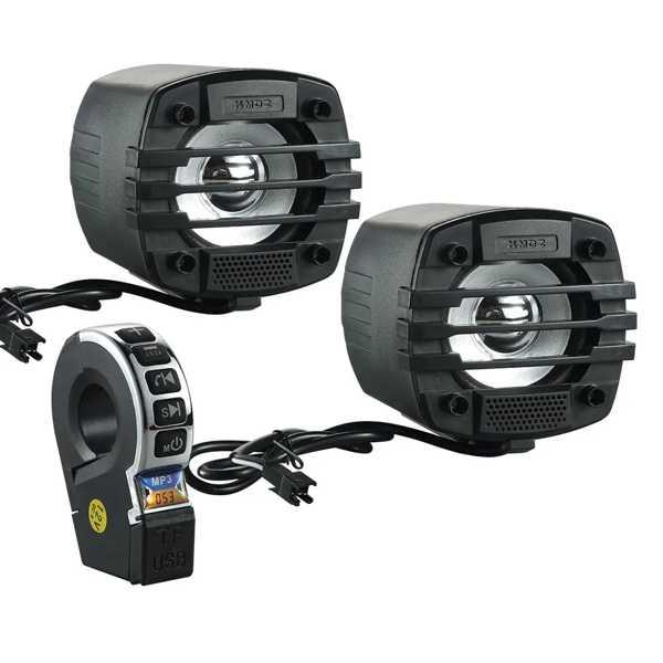 Nicemoto-オートバイ用Bluetoothスピーカー 12v 防水ハンドル