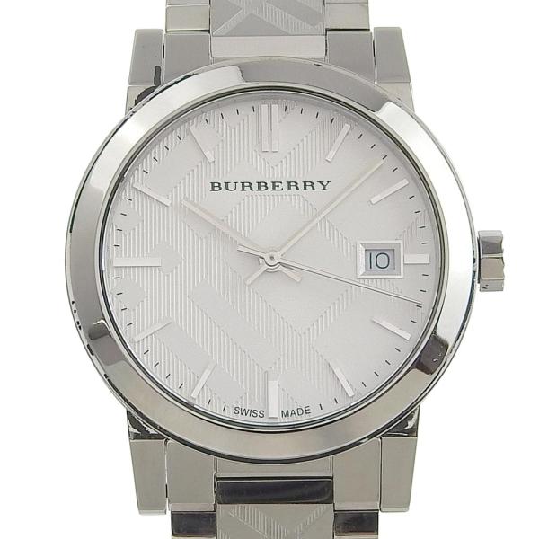 BURBERRY バーバリー BU9144 腕時計 SS クオーツ アナログ表示 メンズ 白文字盤【...