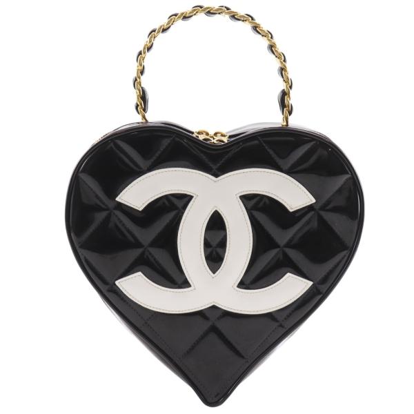 CHANEL（シャネル） ハートバニティ ハンドバッグ パテントレザー