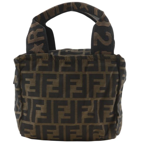 FENDI（フェンディ） ズッカ ミニバッグ ハンドバッグ ナイロン