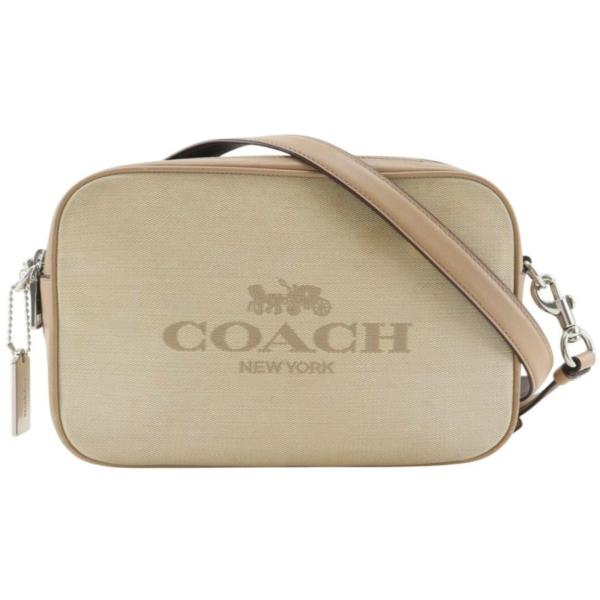 COACH コーチ ジェス カメラバッグ 6519 ショルダーバッグ キャンバス ベージュ レディース【H141626360】中古