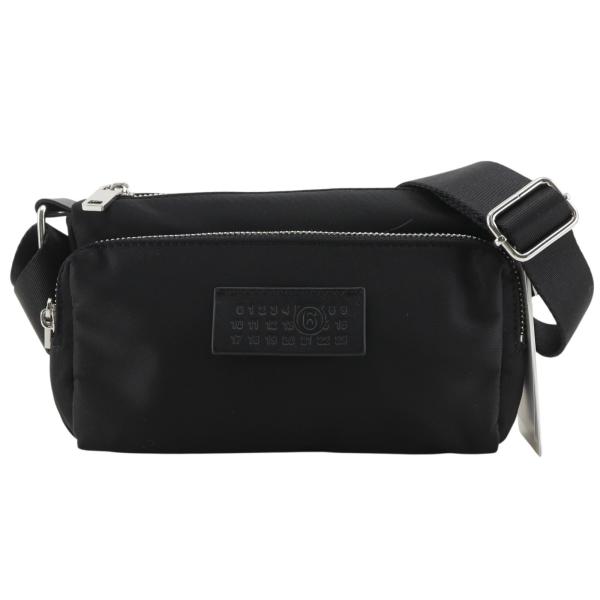 MAISON MARGIELA メゾン マルジェラ MM6 エムエムシックス SB5WG0025 ショルダーバッグ ナイロン 黒 ユニセックス【H142326403】中古