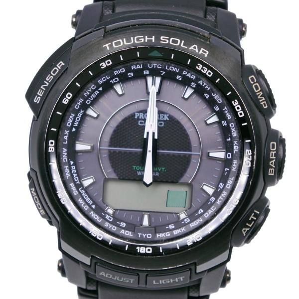 CASIO カシオ PROTREX PRW-5100 腕時計 ラバー ブラック メンズ【H162325396】中古