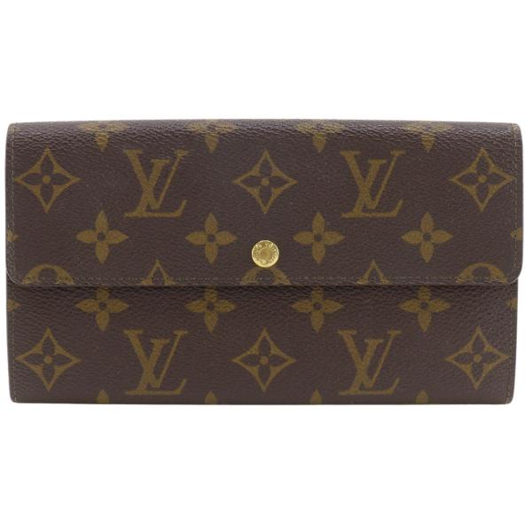 外観美 ルイヴィトン モノグラム ポシェット ポルトモネ クレディ 長財布 ① LOUIS VUITTON（ルイ・ヴィトン） ポシェット・ポルト モネ クレディ