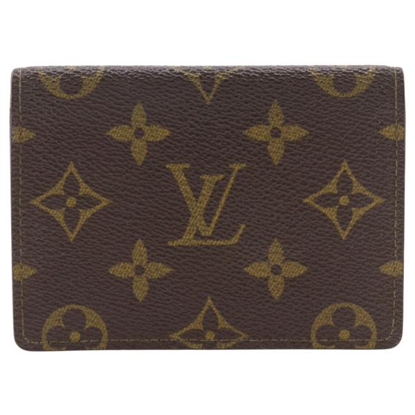 LOUIS VUITTON ルイ・ヴィトン ポルト2カルトヴェルティカル 定期入れ M60533 CA0994 パスケース モノグラムキャンバス 【H163026825】中古