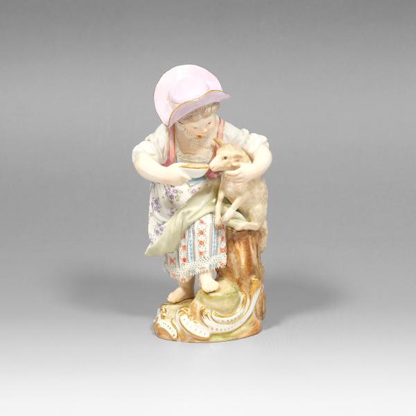 MEISSEN - 【Meissen】マイセン 羊飼いの少年 _ 置物 オブジェ crown78_h172225570