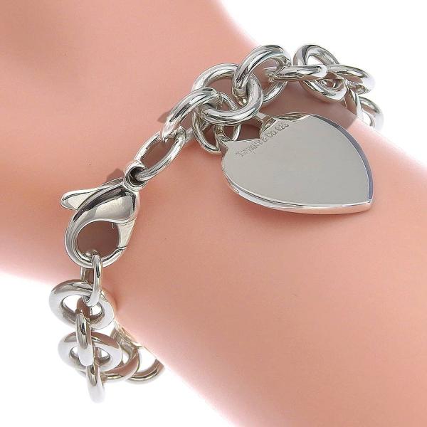 TIFFANY&Co. ティファニー リターントゥ ハートタグ ブレスレット シルバー925 約34.6g ユニセックス【I111526108】中古