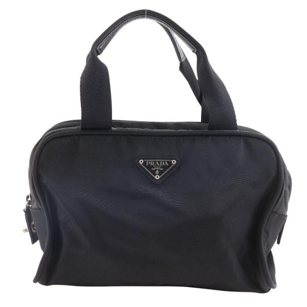 PRADA ブラック ナイロン ハンドバッグ　黒　プラダ　ヴィンテージ　正規品 テスートナイロンミニハンドバッグ ブラック ヴィンテージ|プラダ