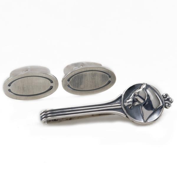 Georg Jensen ジョージジェンセン タイピンセット #75 #65 カフス 