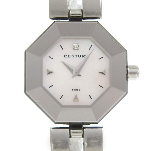 CENTURY（センチュリー） タイムジェム 1Pダイヤ 腕時計 SS クオーツ