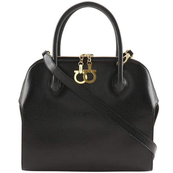 フェラガモ　ガンチーニ　レザー　ハンドバッグ　フラップ　肩掛け FERRAGAMO フェラガモ Ferragamo バッグ レディース ブランド