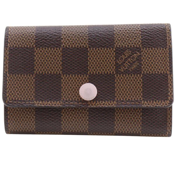 【美品S】ルイヴィトン　ミュルティクレ6連　ダミエ　ローズバレリーヌ　キーケース LOUIS VUITTON（ルイ・ヴィトン） ミュルティクレ6 N41624 キーケース