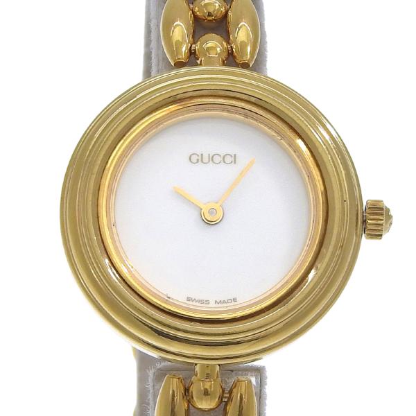 2.超美品 グッチ GUCCI 時計 チェンジベゼル GUCCI（グッチ） チェンジベゼル ウォッチ GQ1100 11/12.2 ホワイト SS