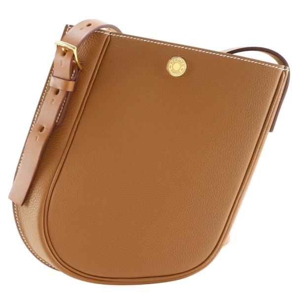エルメス HERMES パースペクティブ キャヴァリエール21 ショルダーバッグ バッグ レザー トゴ レディース ブラウン系 【中古】 crown78_i131725127