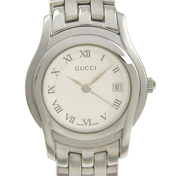 GUCCI アナログ時計 シルバー　5500L GUCCI（グッチ） 5500L 腕時計 SS クオーツ アナログ表示 レディース