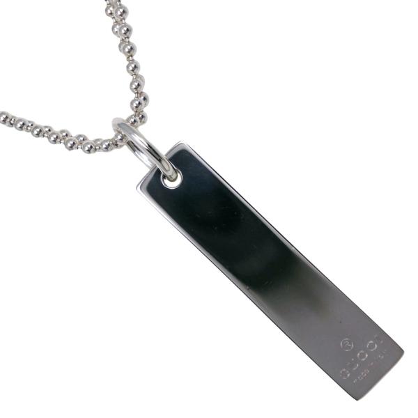 GUCCI グッチ バー ボールチェーン ネックレス シルバー925 約23.4g ユニセックス【I140226108】中古