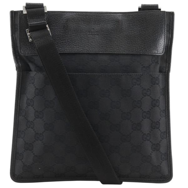 GUCCI（グッチ） 27639 ショルダーバッグ GGキャンバス 黒 ユニ