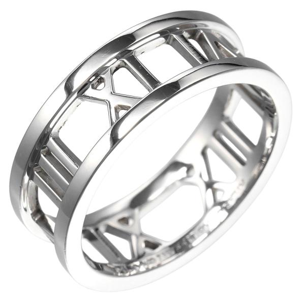 ティファニー リング オーブンアトラス 14号 指輪 K18WG ホワイト