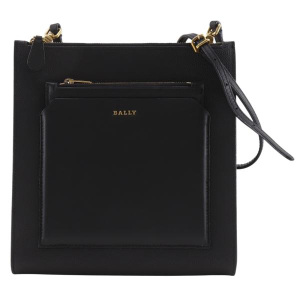 Bally（バリー） ショルダーバッグ レザー 黒 レディース【I151526003 