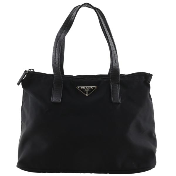 PRADA プラダ ハンドバッグ ナイロン 黒 レディース【I151526164】中古