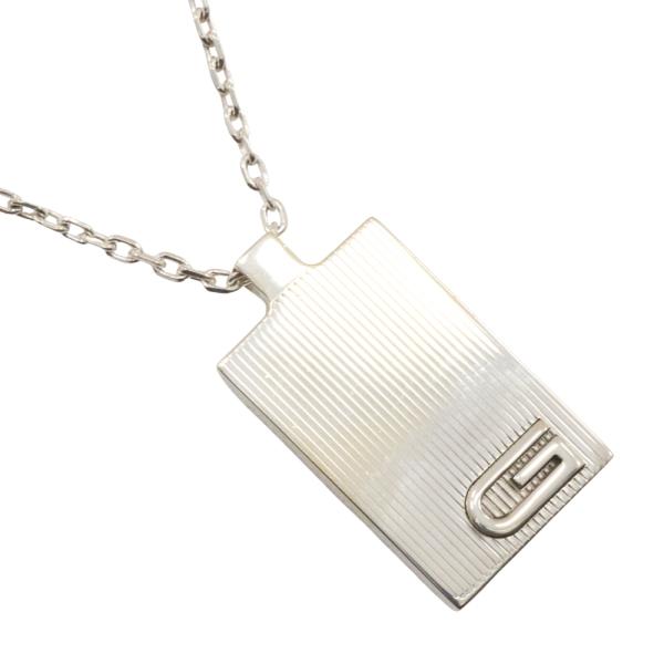 GUCCI（グッチ） Gマーク プレート ネックレス シルバー925 約21.0g
