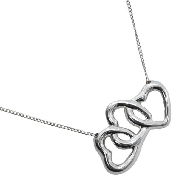 TIFFANY&Co. ティファニー トリプルハート ネックレス シルバー