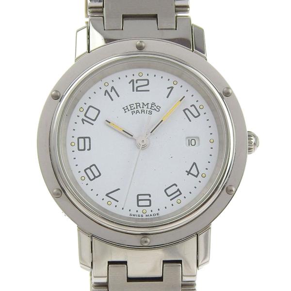 HERMES（エルメス） クリッパー CL3.410 腕時計 SS クオーツ アナログ