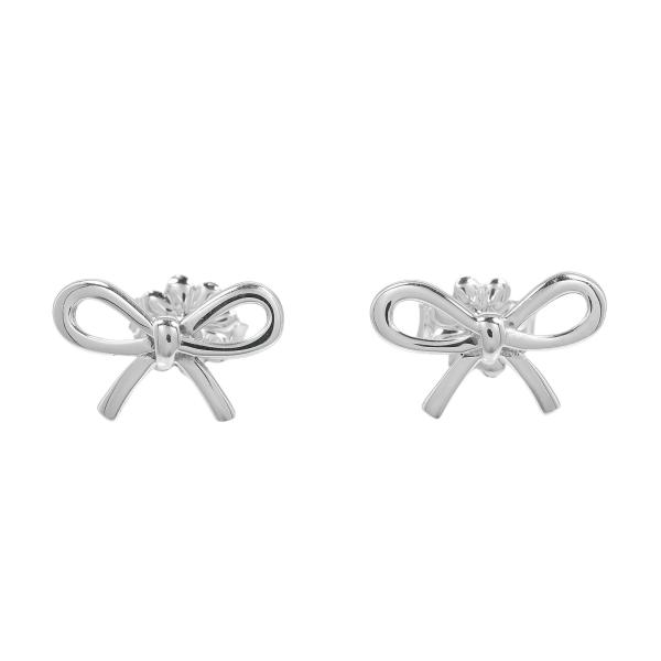 TIFFANY&Co.（ティファニー） リボン ピアス シルバー925 約1.35g