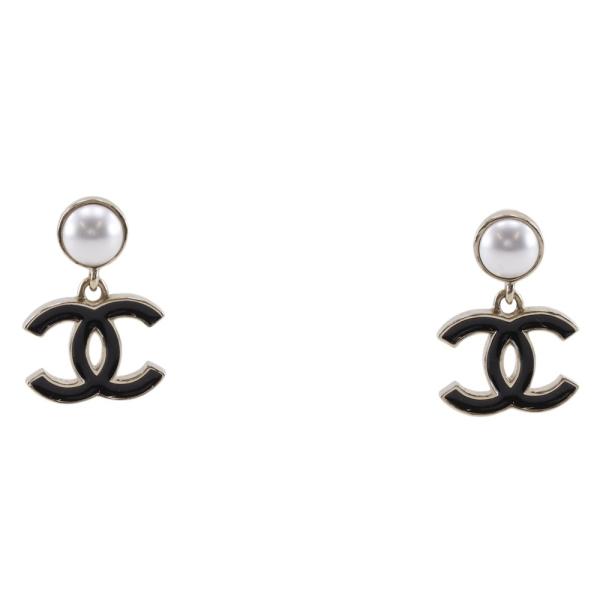 CHANEL（シャネル） ロゴ ココマーク A25P ピアス 金メッキ×フェイク