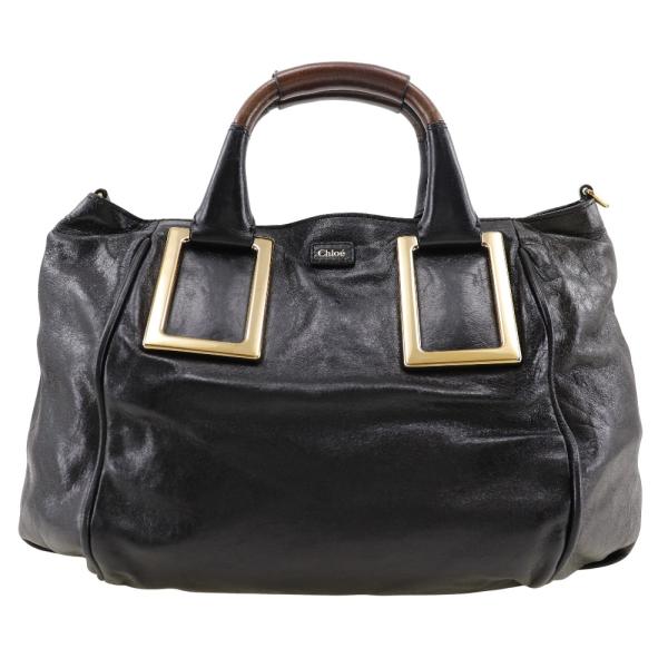 Chloe クロエ エテル ハンドバッグ レザー 黒 レディース Chloe クロエ エテル ハンドバッグ レザー 黒 レディース