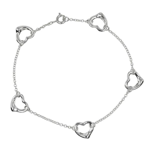 TIFFANY&Co. ティファニー オープンハート ブレスレット 5P