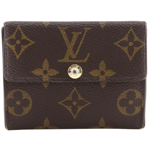 LOUIS VUITTON ルイ・ヴィトン ラドロー M61927 CT4058 コインケース モノグラムキャンバス 茶 ユニセックス【I182226028】中古