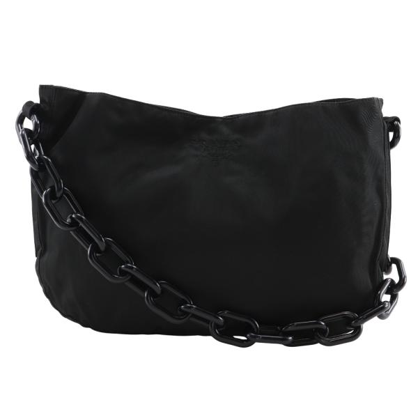 PRADA(プラダ) ショルダーバッグ - 黒 PRADA（プラダ） チェーンショルダー B6431 ショルダーバッグ ナイロン