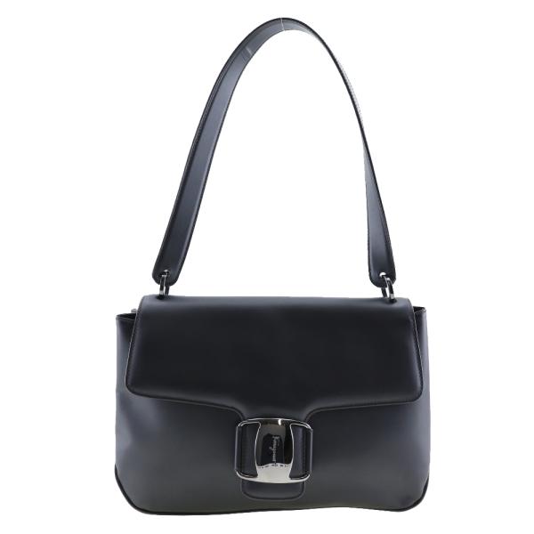 【Salvatore Ferragamo】サルヴァトーレフェラガモ ワンショルダー ヴァラ 21.7643 カーフ 黒 レディース ショルダーバッグ FERRAGAMO（フェラガモ） Salvatore Ferragamo サルヴァトーレ